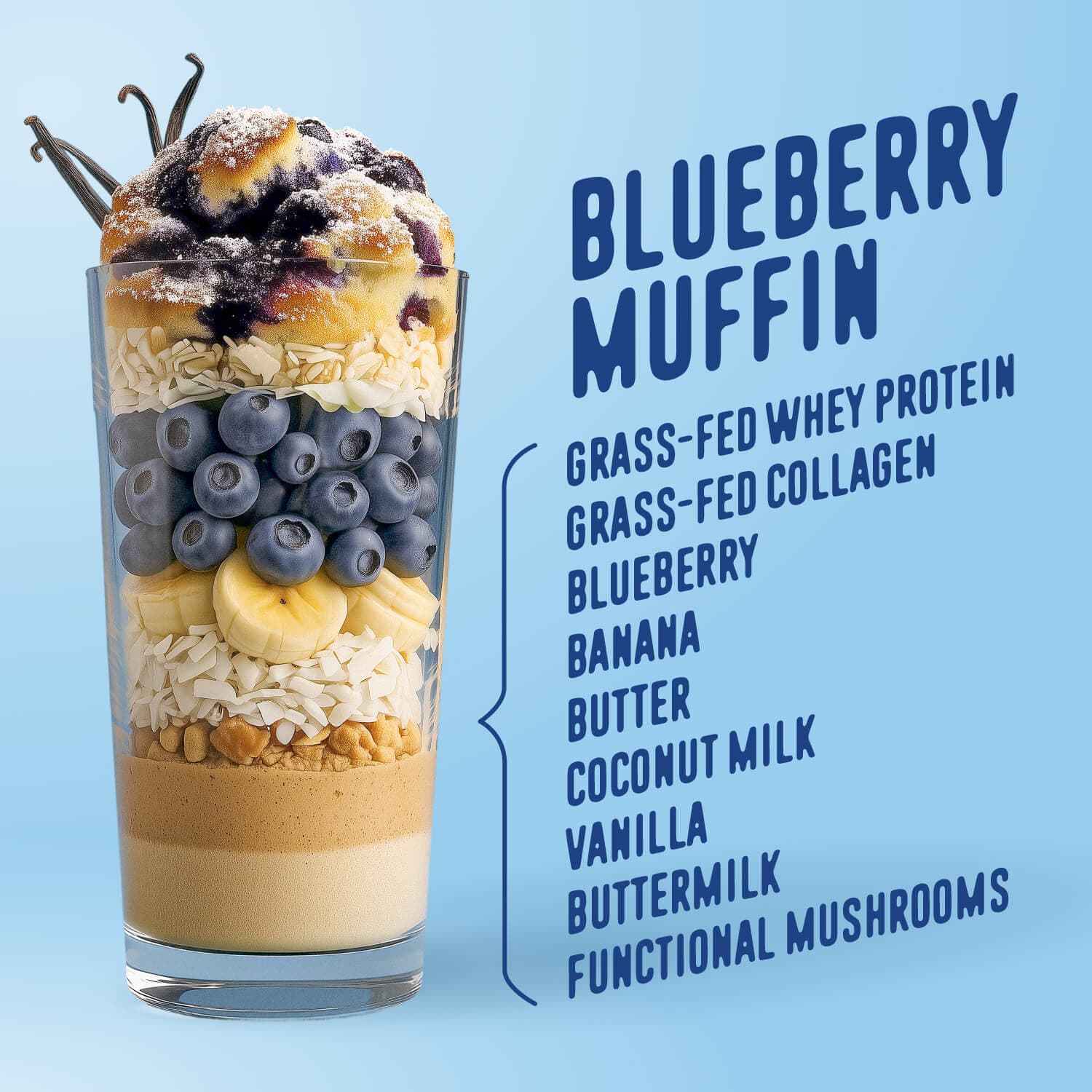Blueberry Muffin Protein Smoothie - Image 2
