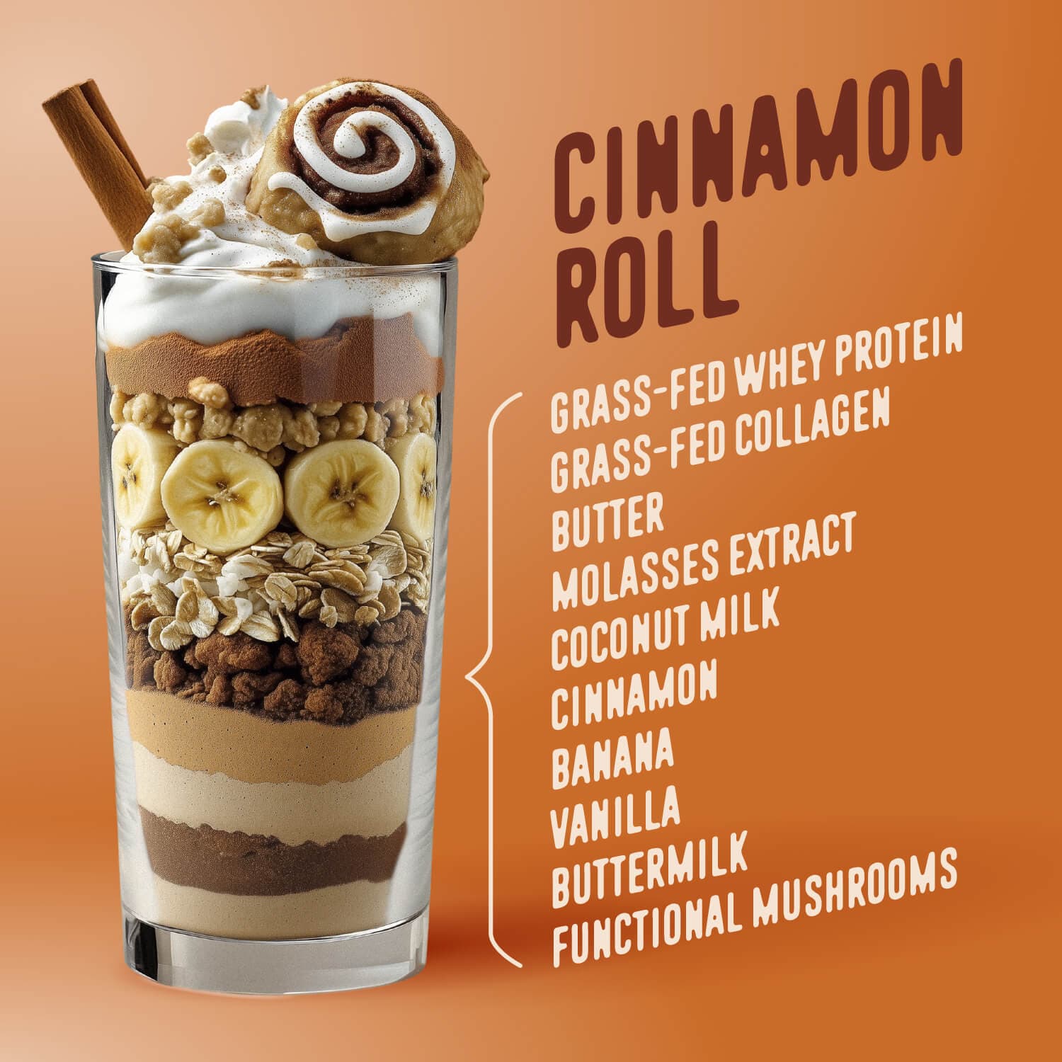 Cinnamon Roll Protein Smoothie - Image 2