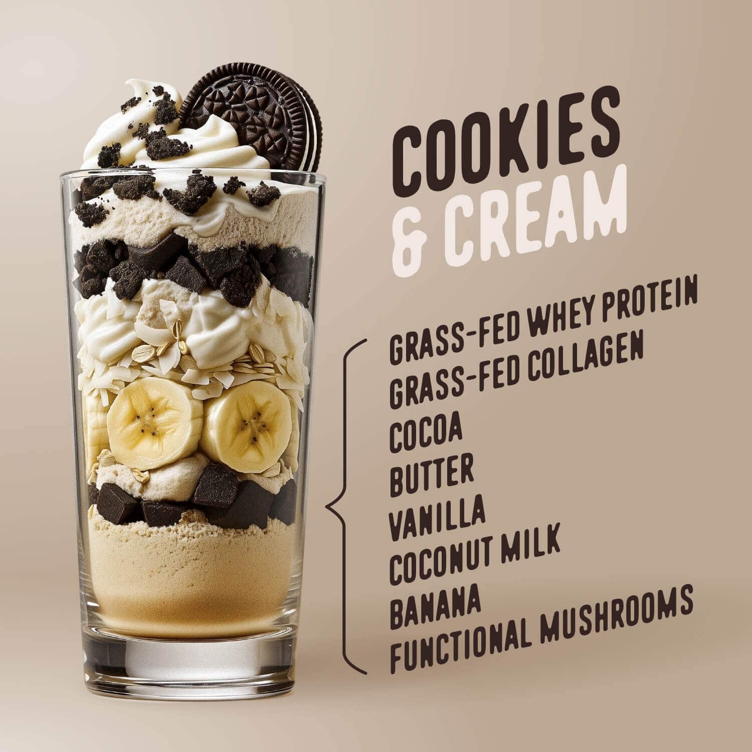 Cookies & Cream Protein Smoothie - Image 2