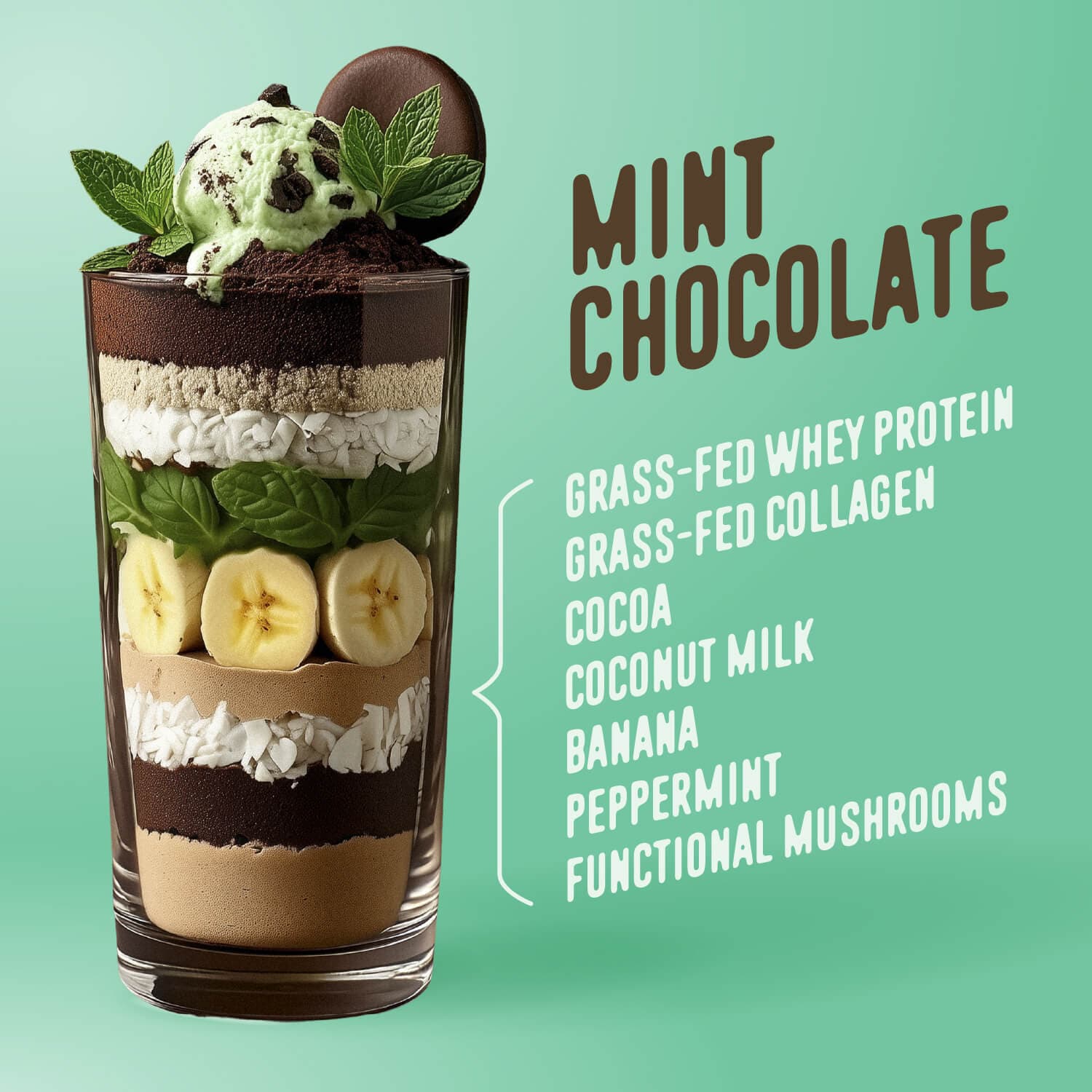 Mint Chocolate Protein Smoothie - Image 2