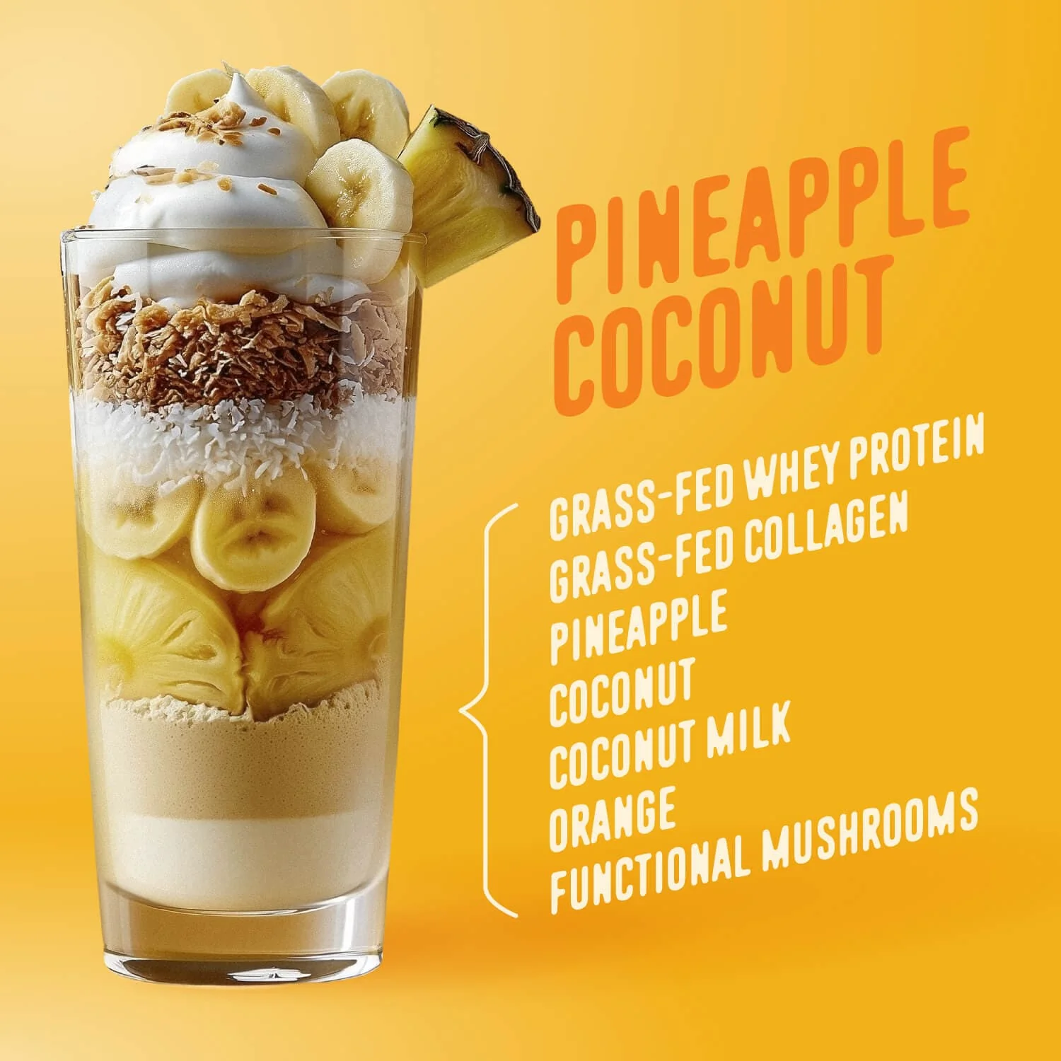 Pineapple Coconut Protein Smoothie - Image 2